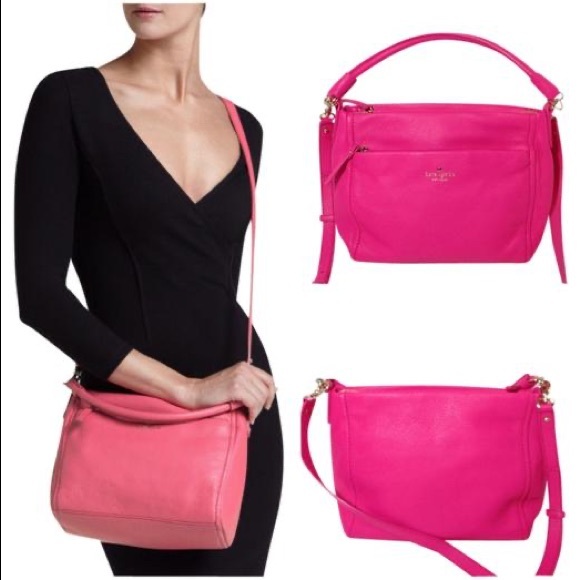 Kate Spade Cobble Hill Little Curtis Handbag Love Pink - Picture 2 of 11